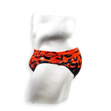 2 Inch Flat Front Swim Brief - Bat Boy