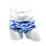 Vintage Cut Swim Brief - Blue Shark