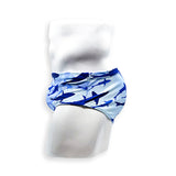 Vintage Cut Swim Brief - Blue Shark