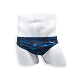 2 Inch Flat Front Swim Brief - Night Swimming