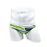 2 Inch Flat Front Swim Brief - Green Flash