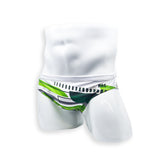 2 Inch Flat Front Swim Brief - Green Flash