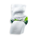 2 Inch Flat Front Swim Brief - Green Flash