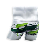 Vintage Cut Swim Brief - Green Flash