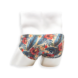 Basic Swim Brief - Hibiscus