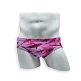 Basic Swim Brief - Pink Shark