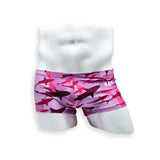 Box Cut Swim Trunk - Pink Shark