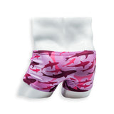 Box Cut Swim Trunk - Pink Shark