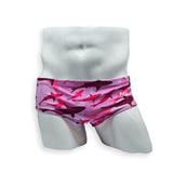 Vintage Cut Swim Brief - Pink Shark