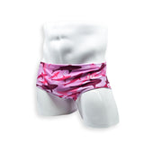 Vintage Cut Swim Brief - Pink Shark