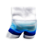 Box Cut Swim Trunk - Soft Wave