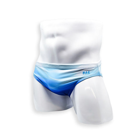 2 Inch Flat Front Swim Brief - Soft Wave