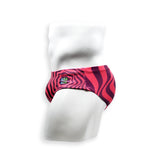 Mens Swimsuit Basic Swim Brief in Pink Wonder Print for Swimming Aesthetic Bodybuilding Posing or Mens Pole Dance