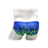 Mens Swimsuit Basic Swim Brief in Shatter Print for Swimming Aesthetic Bodybuilding Posing or Mens Pole Dance
