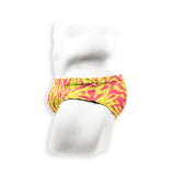 Mens Swimsuit Basic Swim Brief in Big Bamboo Print for Swimming Aesthetic Bodybuilding Posing or Mens Pole Dance