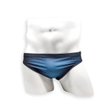 Mens Swimsuit 2 Inch Side Swim Brief in Blue Ballistic Print for Swimming Aesthetic Bodybuilding Posing or Mens Pole Dance