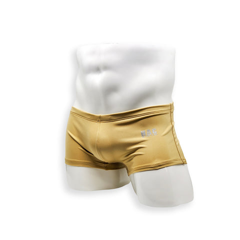 Box Cut Swim Trunk - Gold