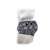 Mens Swimsuit Box Cut Swim Trunk in Paisley for Swimming Aesthetic Bodybuilding Posing or Mens Pole Dance