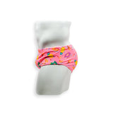 Mens Swimsuit Vintage Cut Swim Brief in Pool Party Print for Swimming Aesthetic Bodybuilding Posing or Mens Pole Dance
