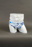 HAC Swim Men's 2" Side Swim Brief - Royal Scroll Front