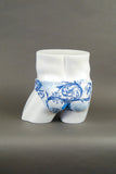 HAC 2" Side Flat Front Brief - Royal Scroll Rear