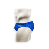 Mens Swimsuit 2 Inch Side Swim Brief in Strong Man Print for Swimming Aesthetic Bodybuilding Posing or Mens Pole Dance