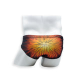 Mens Swimsuit Basic Swim Brief in Sunburst Print for Swimming Aesthetic Bodybuilding Posing or Mens Pole Dance