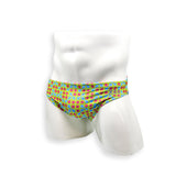 2 Inch Flat Front Swim Brief - Sunmor Green