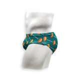 Mens Swimsuit Basic Swim Brief in Weiner Dog Print for Swimming Aesthetic Bodybuilding Posing or Mens Pole Dance