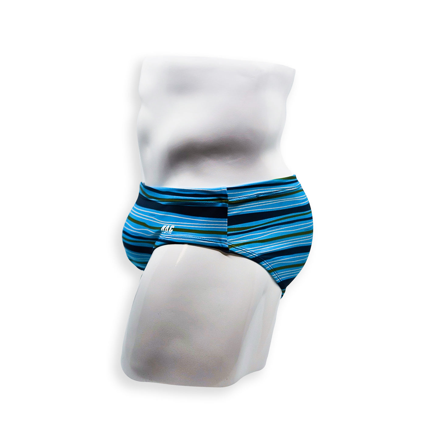 Basic Swim Brief - Tidal Stripe