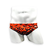 2 Inch Flat Front Swim Brief - Bat Boy