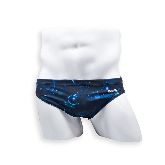 2 Inch Flat Front Swim Brief - Night Swimming
