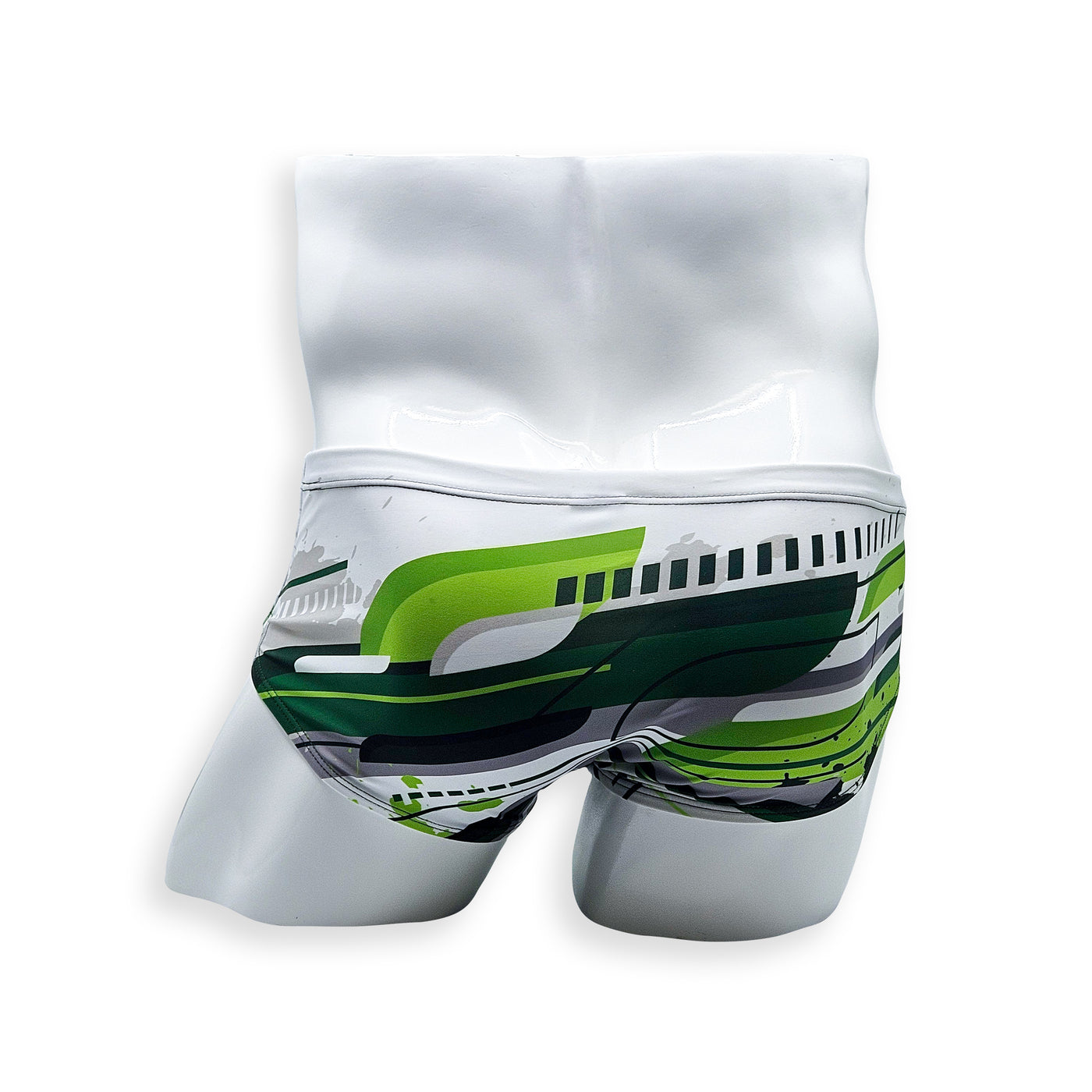 Vintage Cut Swim Brief - Green Flash