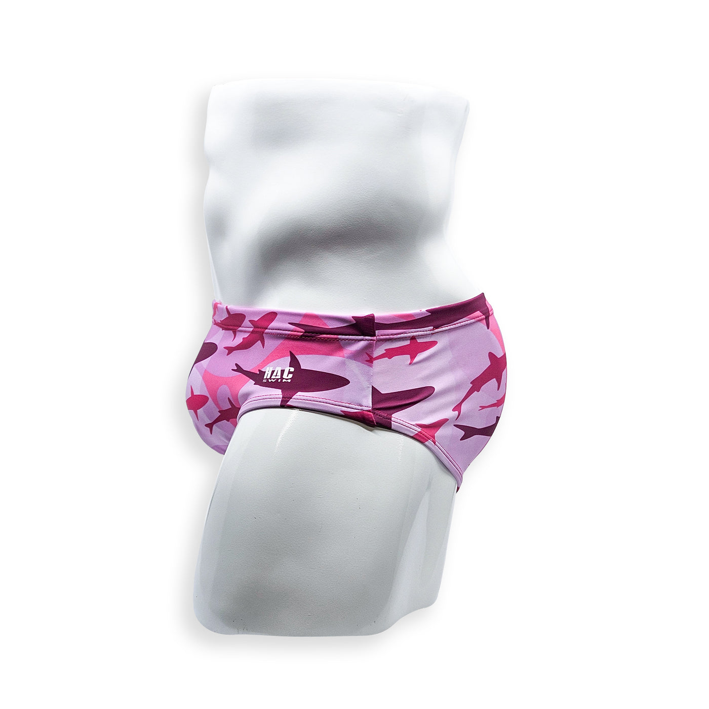 Basic Swim Brief - Pink Shark