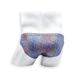 2 Inch Flat Front Swim Brief - Rainbow Trout