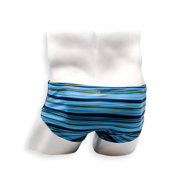 HAC Swim Tidal Stripe Vintage Swim Brief — rear