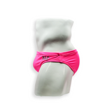 Mens Swimsuit 2 Inch Side Swim Brief in Electric Pink for Swimming Aesthetic Bodybuilding Posing or Mens Pole Dance