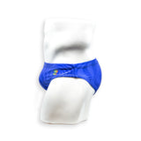 Mens Swimsuit 2 Inch Side Swim Brief in Blue Wonder Print for Swimming Aesthetic Bodybuilding Posing or Mens Pole Dance