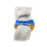 Mens Swimsuit 2 Inch Side Swim Brief in Blue Raspberry Ice Cream Print for Swimming Aesthetic Bodybuilding Posing or Mens Pole Dance