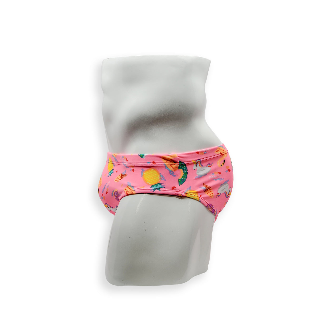 Mens Swimsuit Basic Swim Brief in Pool Party Print for Swimming Aesthetic Bodybuilding Posing or Mens Pole Dance