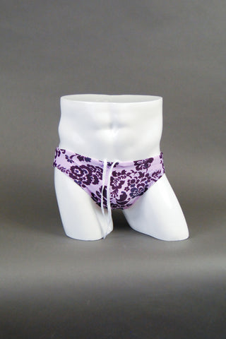 HAC 2" Side Flat Front Swim Brief - Makena Purple