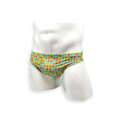 2 Inch Flat Front Swim Brief - Sunmor Green