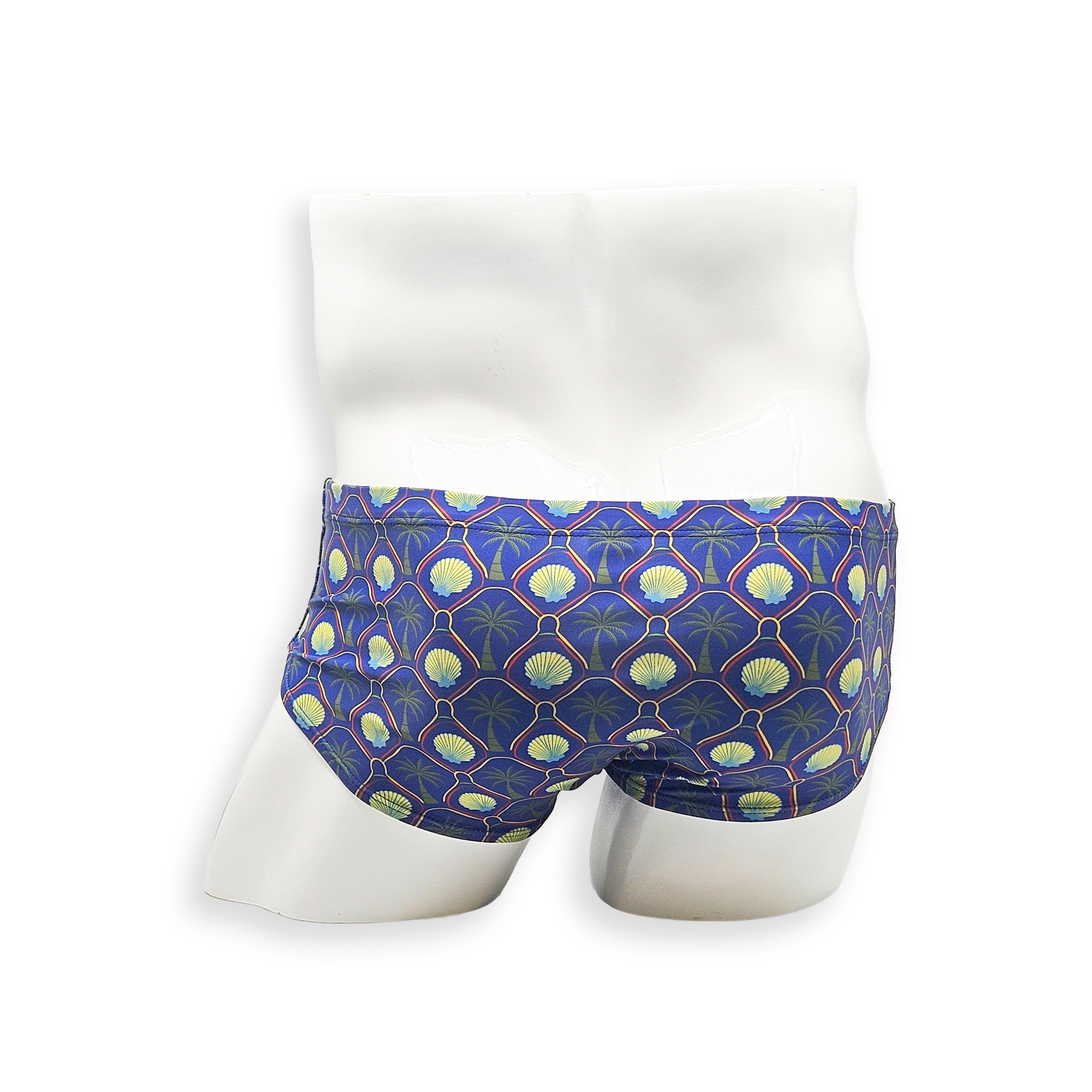 Palm & Shell Vintage Brief — rear